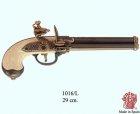 Denix 1016G 3 barreled flintlock pistol Denix 1016G drieloops pistool