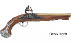 Denix 1228 flintlock pistol Denix 1228 steenslag pistool