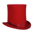 stovepipe top hat red 2225